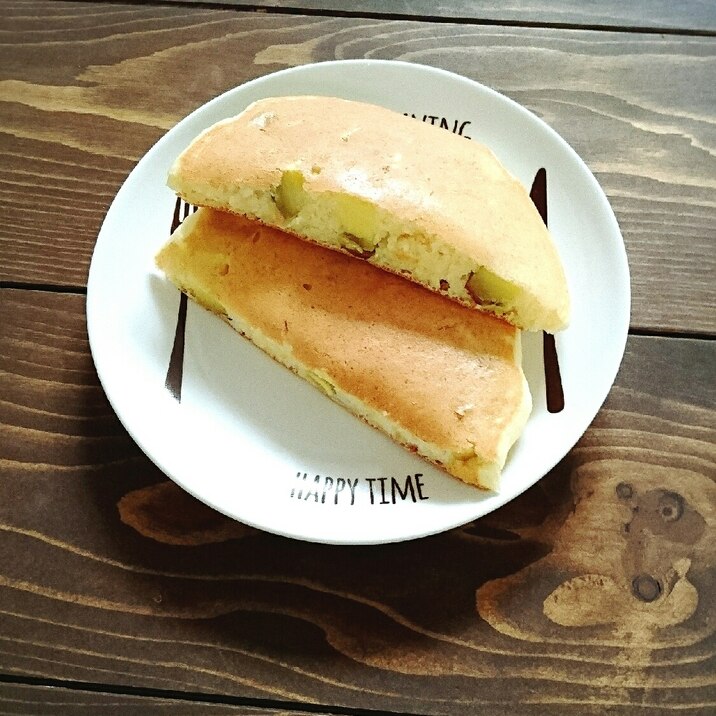 豆腐とさつまいものホットケーキ♪